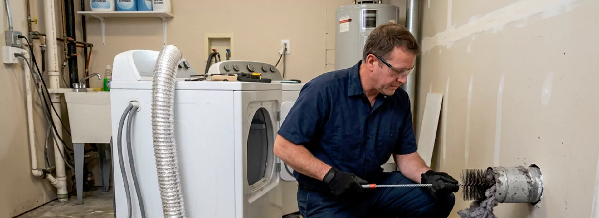 Clogged Dryer Vent Repair in College Station, Texas