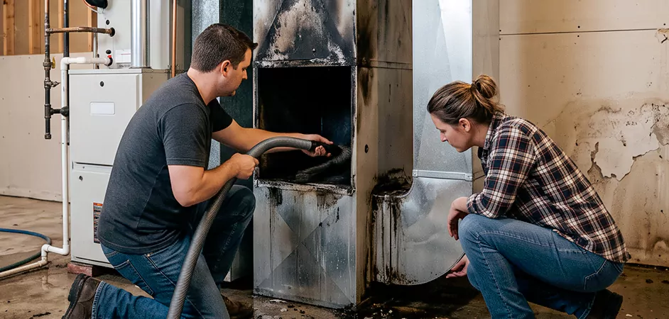 Fire and Flood Duct Restoration in College Station, TX