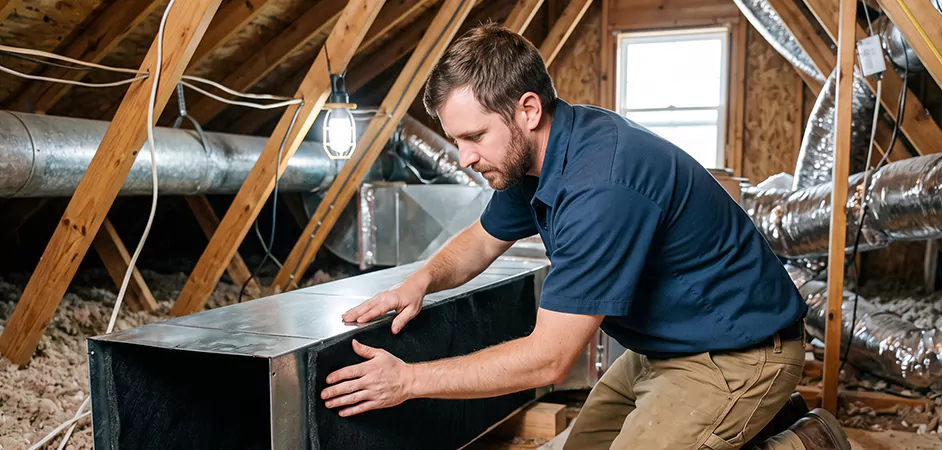 Acoustic Duct Liner Installation in College Station