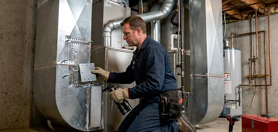 Supply and Return Plenum Repair in College Station