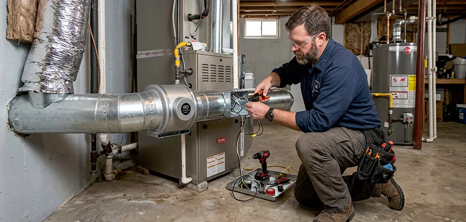 Booster Fan Installation in College Station