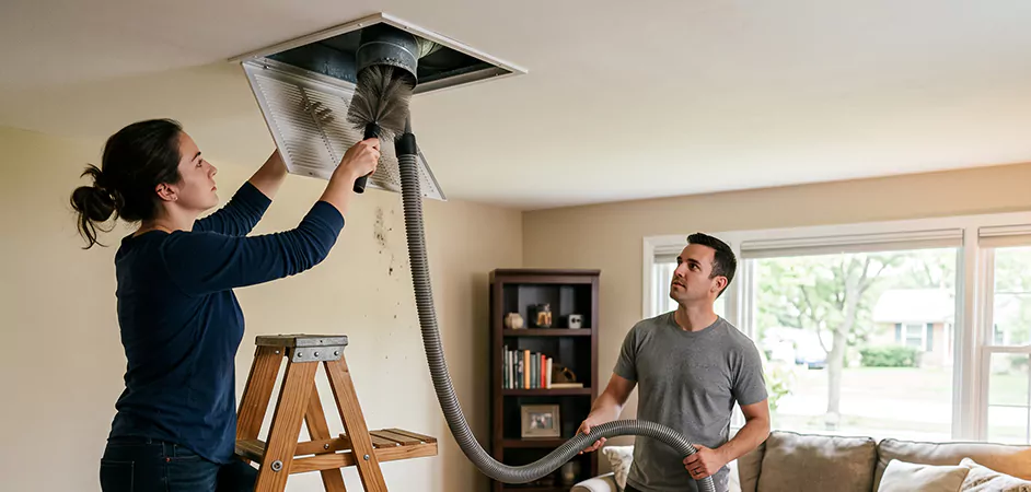 Roof and Wall Exhaust Cap Cleaning in College Station